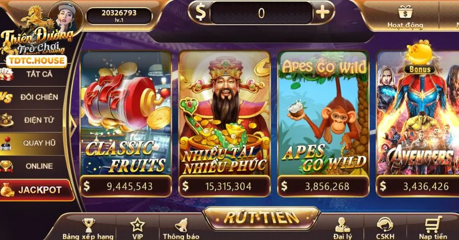 Hình ảnh Nổ Hũ (Slots) tại Tg88 8005